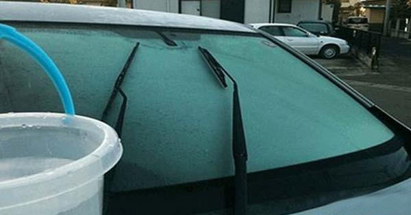 あなたならどうしますか 寒冷地に慣れていないとこんな事に 車のフロントガラスが凍ってたからお湯かけた 結果 Lion News
